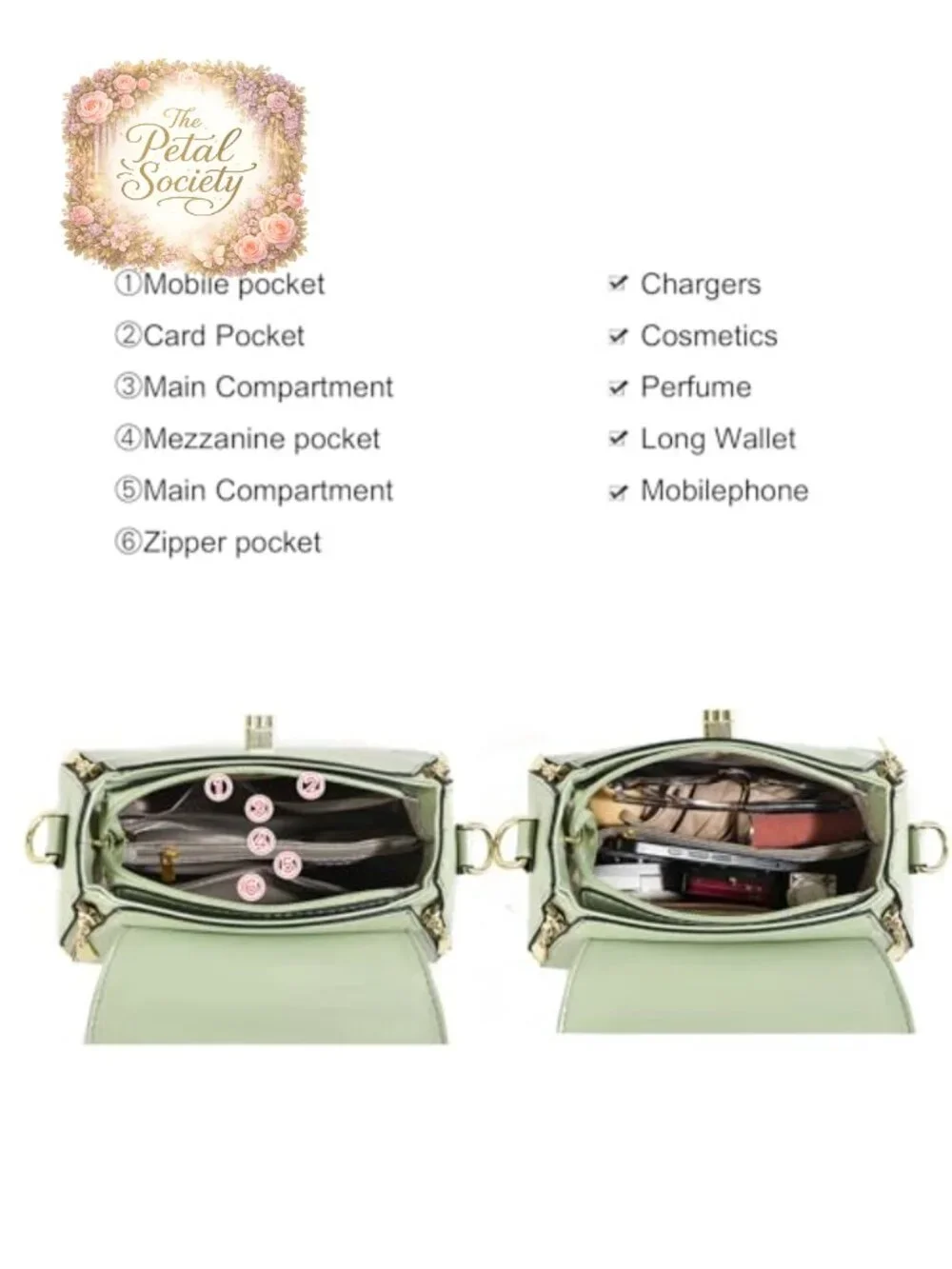 Embroidered Small Top Handle Satchel Purse for Women Convertible Crossbody